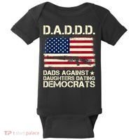 DADDD Dads Against Daughter Dating Democrats Fathers Day Baby Bodysuit thumb 0