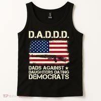 DADDD Dads Against Daughter Dating Democrats Fathers Day Tank Top thumb 2