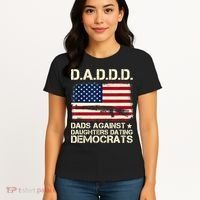 DADDD Dads Against Daughter Dating Democrats Fathers Day Women's T-Shirt thumb 4