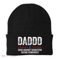 Daddd Dads Against Daughters Dating Democrats Gift Beanie thumb 0