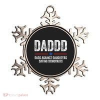 Daddd Dads Against Daughters Dating Democrats Gift Ornament thumb 0