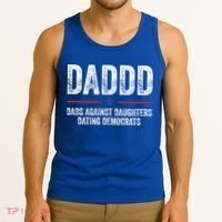 Daddd Dads Against Daughters Dating Democrats Gift Tank Top thumb 3
