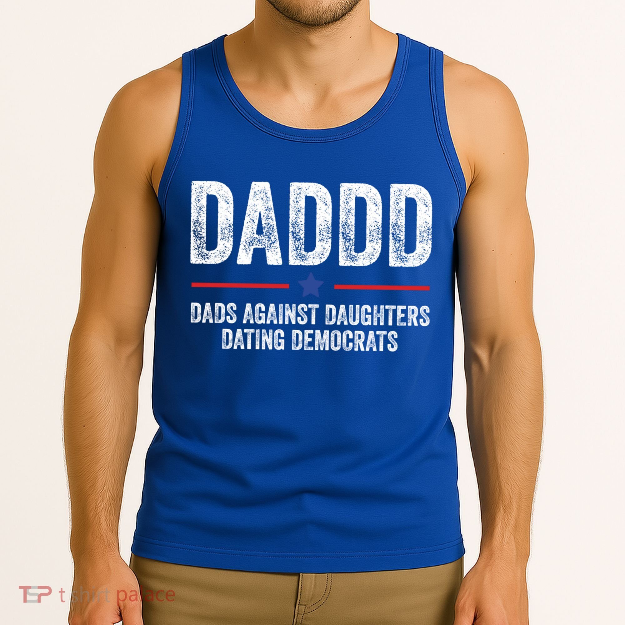 Daddd Dads Against Daughters Dating Democrats Gift Tank Top
