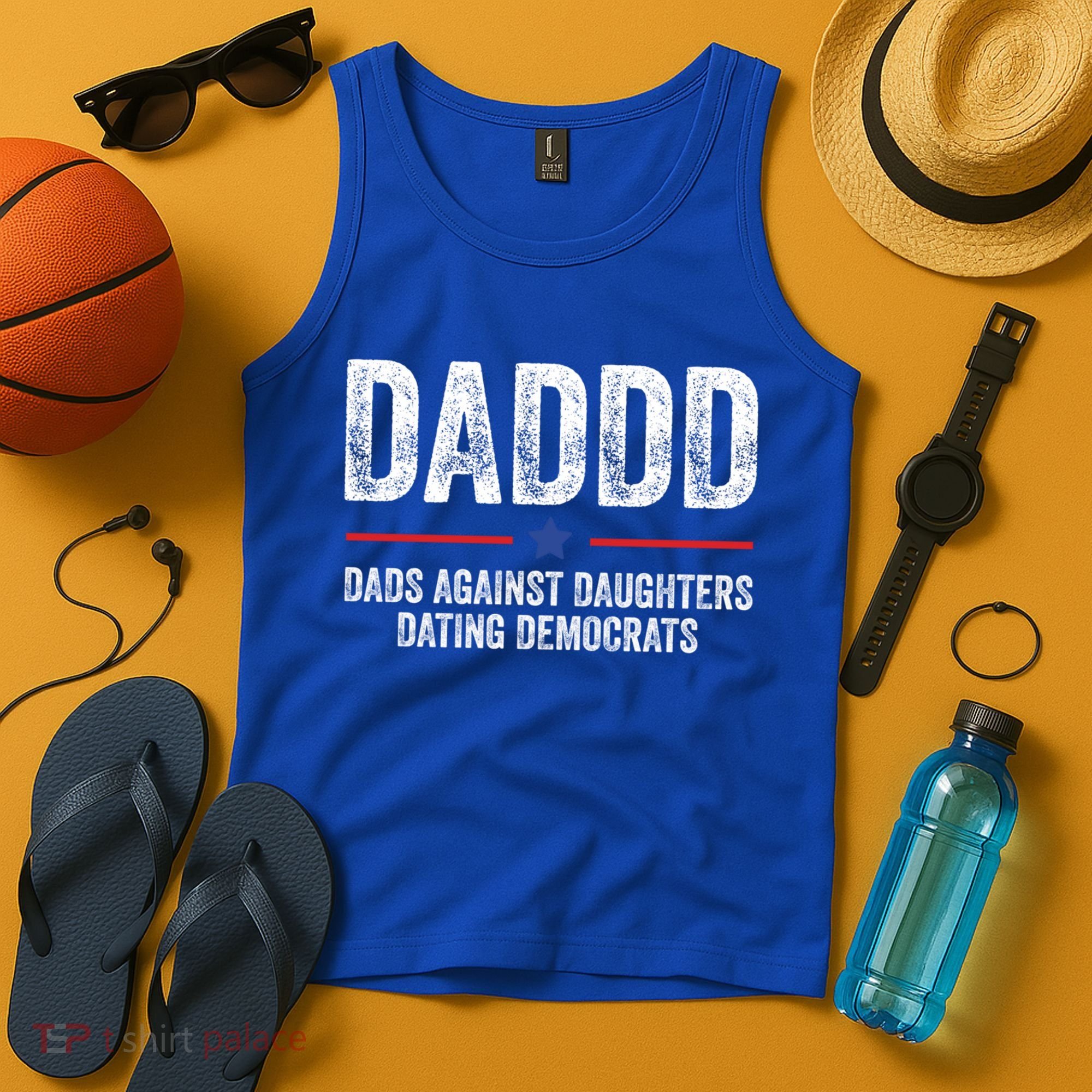 Daddd Dads Against Daughters Dating Democrats Gift Tank Top