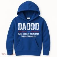 Daddd Dads Against Daughters Dating Democrats Gift Kids Hoodie thumb 0