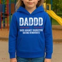 Daddd Dads Against Daughters Dating Democrats Gift Kids Hoodie thumb 3