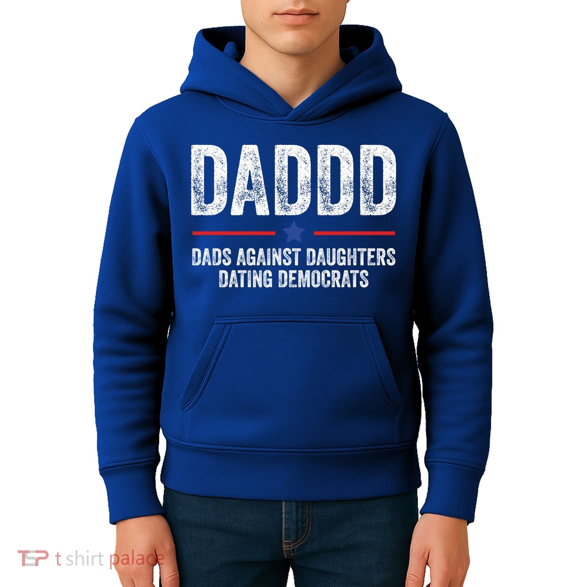 Daddd Dads Against Daughters Dating Democrats Gift Kids Hoodie