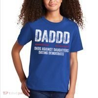 Daddd Dads Against Daughters Dating Democrats Gift Kids T-Shirt thumb 2