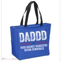 Daddd Dads Against Daughters Dating Democrats Gift Tote Bag thumb 2