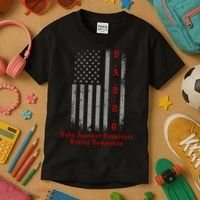 DADDD Dads Against Daughters Dating Democrats Kids T-Shirt thumb 3