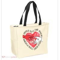Devils Dice Angels Eyes Valentines Day Tote Bag thumb 2