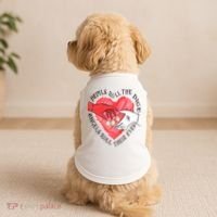 Devils Dice Angels Eyes Valentines Day Doggie Tank thumb 2