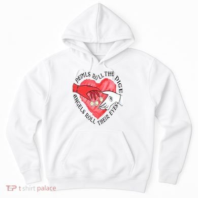 Devils Dice Angels Eyes Valentines Day Hoodie