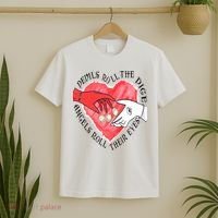 Devils Dice Angels Eyes Valentines Day T-Shirt thumb 2