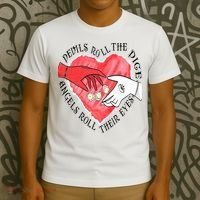Devils Dice Angels Eyes Valentines Day T-Shirt thumb 3