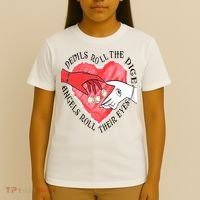 Devils Dice Angels Eyes Valentines Day T-Shirt thumb 4