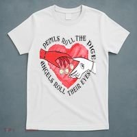 Devils Dice Angels Eyes Valentines Day T-Shirt thumb 5