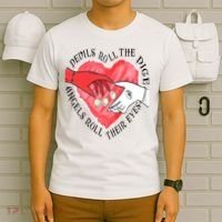 Devils Dice Angels Eyes Valentines Day T-Shirt thumb 6