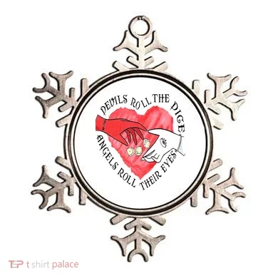 Devils Dice Angels Eyes Valentines Day Ornament