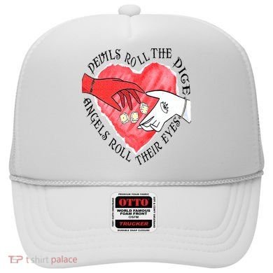 Devils Dice Angels Eyes Valentines Day Hat