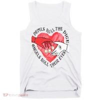 Devils Dice Angels Eyes Valentines Day Tank Top thumb 0