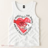 Devils Dice Angels Eyes Valentines Day Tank Top thumb 2