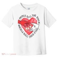 Devils Dice Angels Eyes Valentines Day Toddler T-Shirt thumb 0