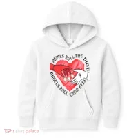 Devils Dice Angels Eyes Valentines Day Kids Hoodie thumb 0
