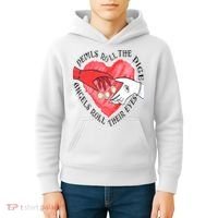 Devils Dice Angels Eyes Valentines Day Kids Hoodie thumb 4