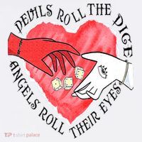 Devils Dice Angels Eyes Valentines Day Kids T-Shirt thumb 4