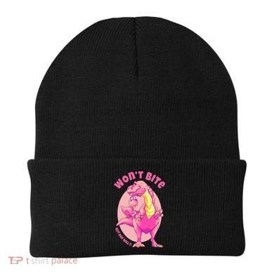 Dinosaur Dino And Daddysaurus Trex Funny Gift Beanie
