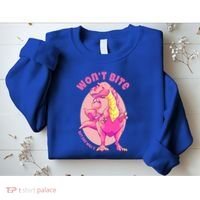Dinosaur Dino And Daddysaurus Trex Funny Gift Sweatshirt thumb 2