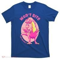 Dinosaur Dino And Daddysaurus Trex Funny Gift T-Shirt thumb 0