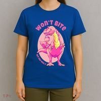 Dinosaur Dino And Daddysaurus Trex Funny Gift T-Shirt thumb 4