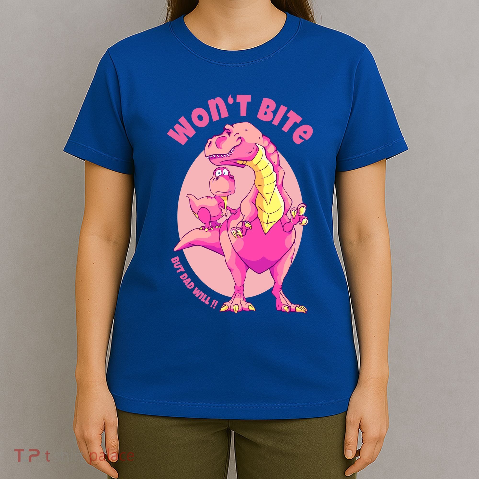 Dinosaur Dino And Daddysaurus Trex Funny Gift T-Shirt