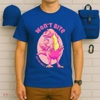 Dinosaur Dino And Daddysaurus Trex Funny Gift T-Shirt thumb 6