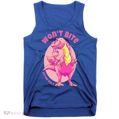 Dinosaur Dino And Daddysaurus Trex Funny Gift Tank Top