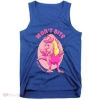 Dinosaur Dino And Daddysaurus Trex Funny Gift Tank Top thumb 0