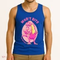 Dinosaur Dino And Daddysaurus Trex Funny Gift Tank Top thumb 3