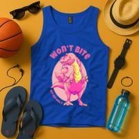 Dinosaur Dino And Daddysaurus Trex Funny Gift Tank Top thumb 4
