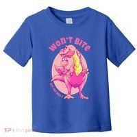Dinosaur Dino And Daddysaurus Trex Funny Gift Toddler T-Shirt thumb 0