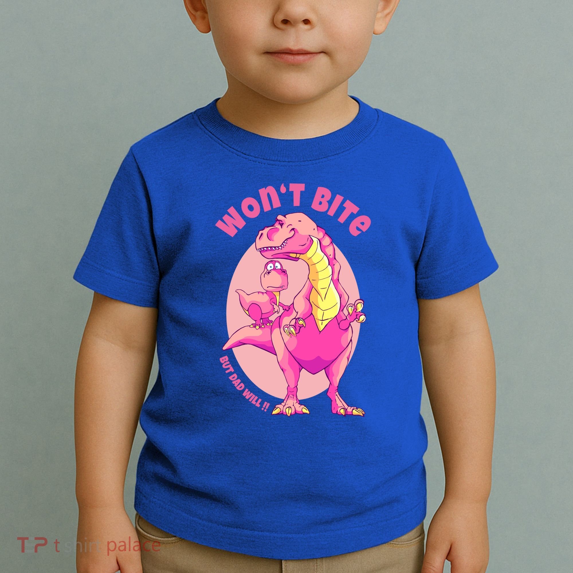 Dinosaur Dino And Daddysaurus Trex Funny Gift Toddler T-Shirt