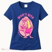 Dinosaur Dino And Daddysaurus Trex Funny Gift Women's T-Shirt thumb 0