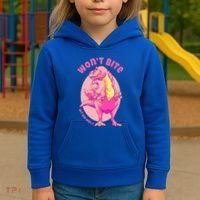 Dinosaur Dino And Daddysaurus Trex Funny Gift Kids Hoodie thumb 3