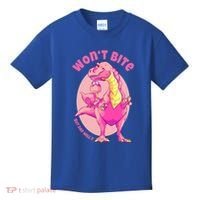 Dinosaur Dino And Daddysaurus Trex Funny Gift Kids T-Shirt thumb 0