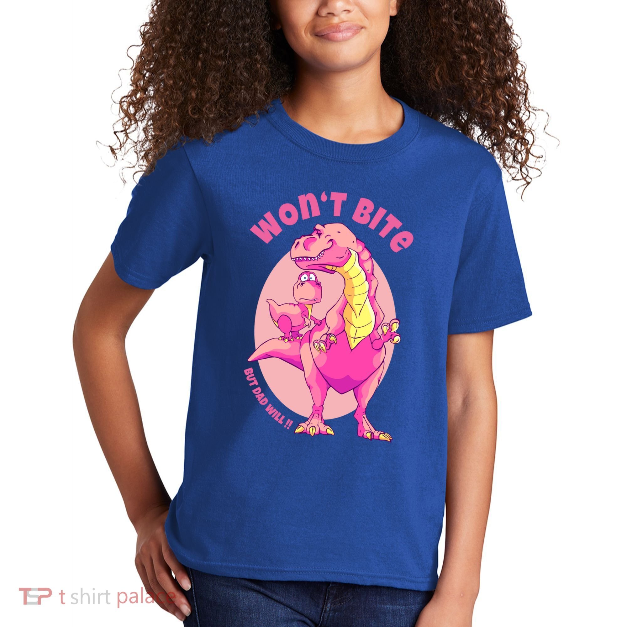 Dinosaur Dino And Daddysaurus Trex Funny Gift Kids T-Shirt