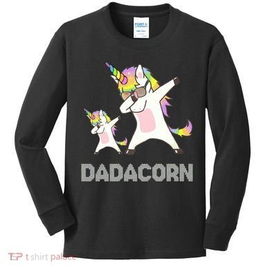 Dadacorn Kids Long Sleeve Shirt