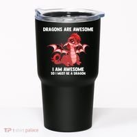 Dragons Dragons Are Awesome I'm A Dragon Girls Tumbler thumb 0