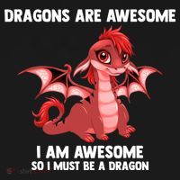 Dragons Dragons Are Awesome I'm A Dragon Girls Ornament thumb 1