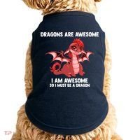 Dragons Dragons Are Awesome I'm A Dragon Girls Doggie Tank thumb 0